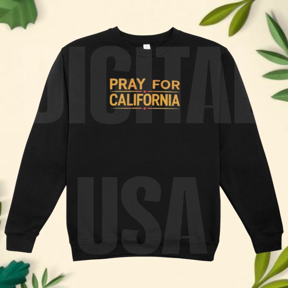 pray for california mockup